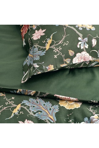 Ikea Nasselklocka Tek Kişilik Nevresim Takımı 150 X 200 Cm Yeşil - Koyu Yeşil