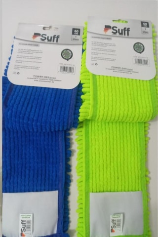 Suff 2 Adet Nemli Ve Kuru Makarna Mop Ucu Mikrofiber Paspas Yedeği 60 Cm