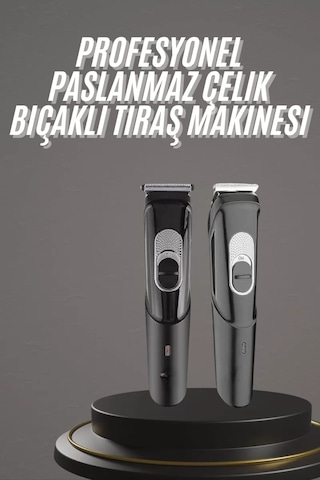 Pro Şarjlı Saç Sakal Tıraş Makinesi Ense Kesme Makinesi Lazer Öncesi Kısaltma Diğer