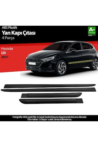 S-dizayn Hyundai İ20 Abs Plastik Yan Kapı Koruma Çıtası 2021 Üzeri A+ Kalite