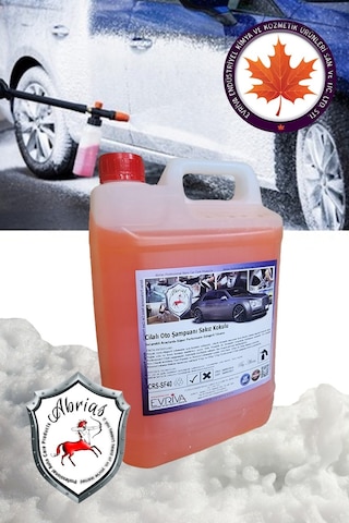 Cilalı Oto Yıkama Şampuanı 5lt Nötr Süper Köpük Bol Köpük