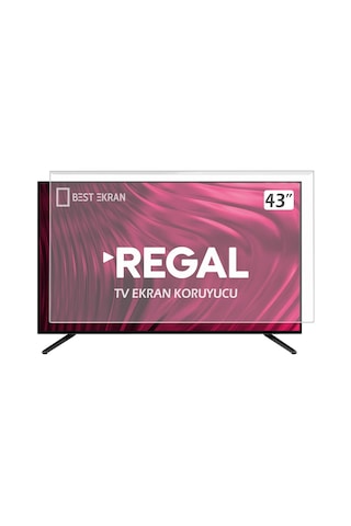 Bestekran Regal Uyumlu 43R6550FW TV Ekran Koruyucu - 43" İnç Tv