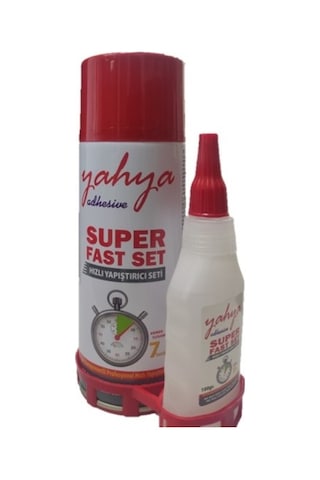 Yahya Çift Komponentli Hızlı Ahşap Mdf Plastik Çok Amaçlı Yapıştırıcı Seti 400 Ml/100gr Büyük Boy 400 Ml