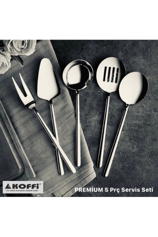 Koffi Kf-2439 5 Parça Premium Servis Seti Inox