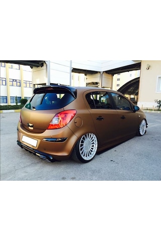 Opel Corsa D Spoiler 2007- Parlak Siyah