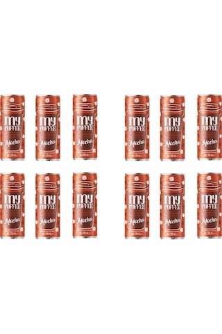 My Coffee Mocha Çikolata Aromalı Soğuk Kahve 250 Ml X 12 Adet Hazır