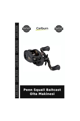 Özel Üretim Penn Squall Baitcast Olta Makinesi Sol Kol Malzeme Spin
