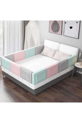 100 Cm Yatak Bariyeri Bebek Ve Çocuk Korkuluğu Güvenlik Bariyeri