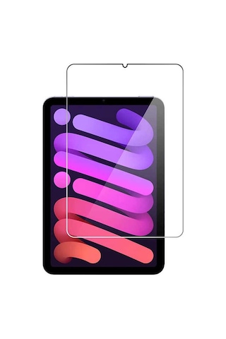 iPad Mini 6 Uyumlu 2021 Fuchsia Tablet Temperli Cam Ekran Koruyucu