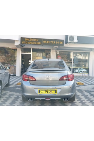 OtoÇizgi Opel Astra J Spoiler - Spoyler Piano Black-Parlak Siyah OtoÇizgi