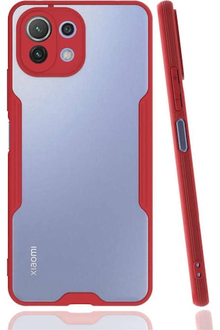 Xiaomi Mi 11 Lite Kapak Colorful Kamera Korumalı Silikon Kılıf