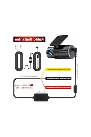 Araç Kamerası İçin Hardwire Kit, 3.5 Metre Kablo