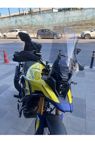 Suzuki Vstrom 800 Uzun Ön Cam Açık Füme 47cm 4mm Zeus