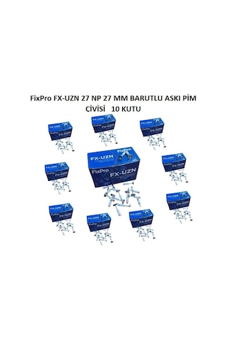 Fixpro Fx-uzn Barutlu O Tipi Askı Pim Çivisi 1 Koli Diğer