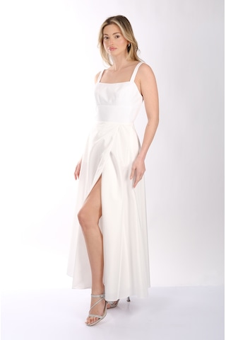 Abiye Elbise Dori 00kb7092 Beyaz