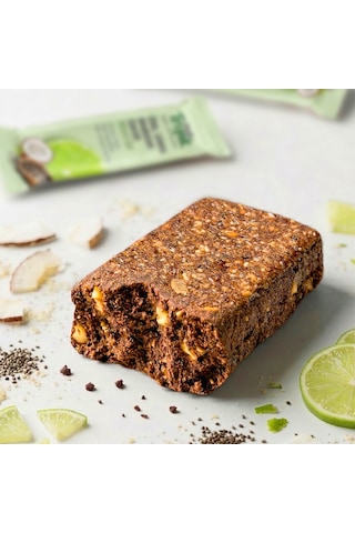 Chia, Lime Ve Hindistan Cevizli Aromalı Meyve Bar 35 G Meyve İçeren Pratik Atıştırmalık 6 Adet