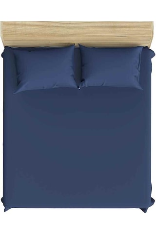 Maki Lacivert 160X200 Çift Kişilik Lastikli Çarşaf Takımı