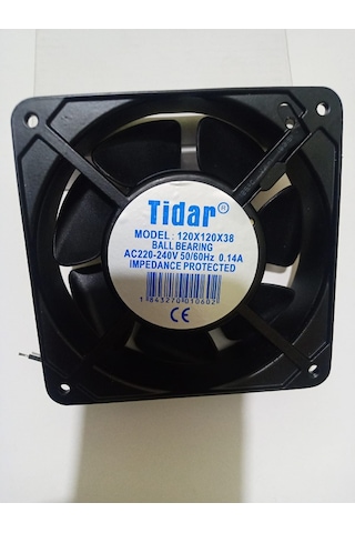 Tidar12x12x38 Ball Bearing Rulmanlı Fan