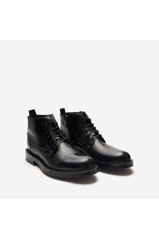 Nero Black Bot Erkek 2237 Exton Vıtello Toscano Chukka Boot With Side Zip siyah