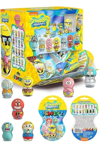 Flipperz Sünger Bob Süngerbob Spongebob Sponge Bob Hacıyatmaz Lisanslı Figürlü Oyuncaklı Şekerleme