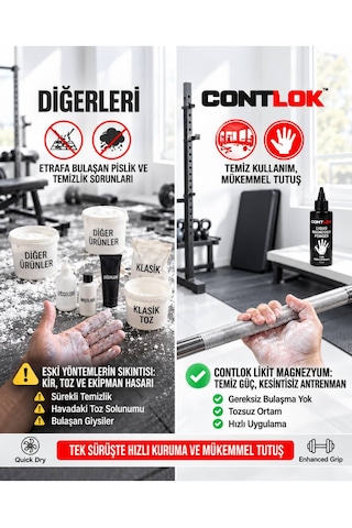 Likit Magnezyum Tozu - Elite Series Liquid Chalk - Calisthenics, Crossfit, Powerlift, Arm Wrestling, Fitness, Pole Sport