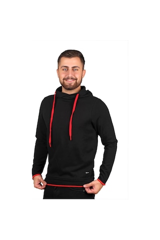 Manta 5239 Kapşonlu Sweatshirt-25674-siyah