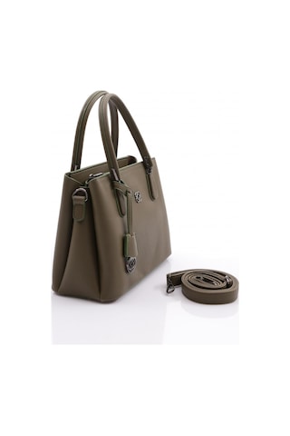 Dgn 549 Kadin Çiçek Süslemeli Fermuarli Çanta 549-2323-R0641 Haki