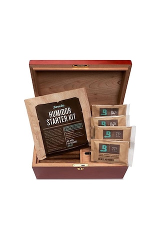 Humidor Başlangıç Kiti 84% + 72% 25-50 Puro Kapasitesi