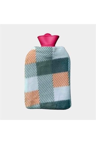 Petinka Kareli Polar Kılıflı Sıcak Su Torbası 2 L