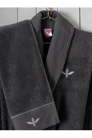 Cotton Box Folk Art Aile Bornoz Seti Dalila Tarçın-antrasit Diğer