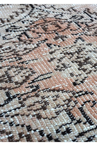 Modern Bohem Stil Vintage Halı Özel Tasarım Koleksiyonu Bej