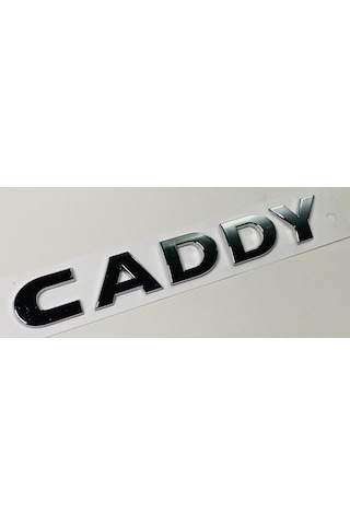 Vw Caddy 2011 - 2014 Tdi Tek Kırmızı Arka Bagaj Yazısı