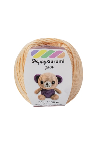 Happy Yarn Happy Gurumi Amigurumi Örgü İpi 50gr 130m Ten Rengi