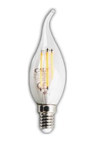 10 Adet Cata Ct 4062 4w Led Flament Ampul 3200k Günışığı E14 Duy