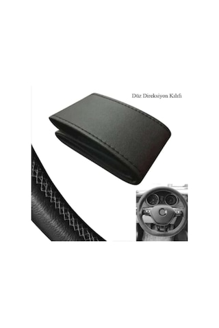 Opel Astra H Uyumlu Deri Direksiyon Kılıfı Kaliteli Dikmeli Siyah