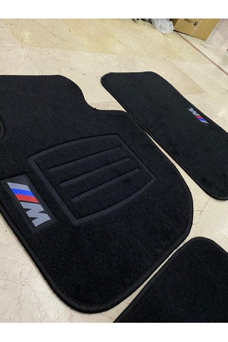 Bmw E30 E36 E46 E90 E92 F30 G20 M Logolu Siyah Halı Paspas Takımı
