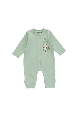 Ürünya Unisex Pamuklu Bebek Tulum Yeşil