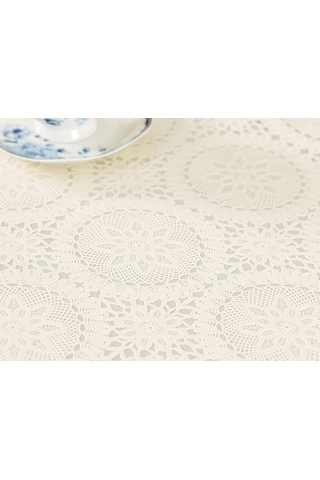 Madame Coco Anita Pvc Masa Örtüsü Maor0000000007100 X 140 Cm-ekru