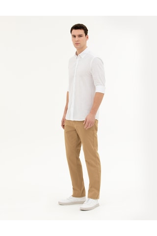 Pierre Cardin Erkek Camel Kanvas / Chino Pantolon 50288510-vr015 Camel
