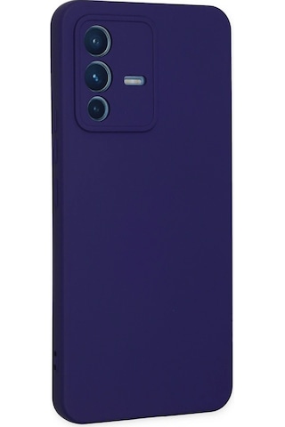 Newface Vivo V23 5g Kılıf Nano İçi Kadife Silikon Semeglbl - 59 - Mor