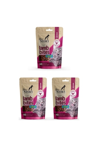 Cat Lamb Bites 3x60gr. Kuzu Etli, Kedi Ödül Maması