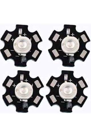 5 Adet 1w Uv Led Power Led 395 To 400 Nm 1 Watt Ultra Vıole Led