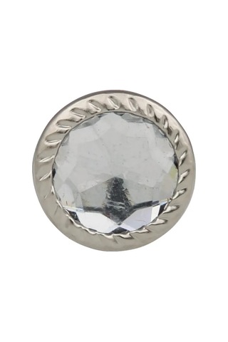 Dekoratif Parlak Taşlı Kabara Raptiye 17 Mm - 50 Adet