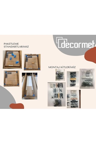 Decormet Karlin Kitaplık Beyaz/ceviz Beyaz - Ceviz