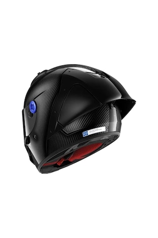 +1 Siyah Vizör + Shark Aeron-GP Full Carbon Fım Racing Kask Siyah