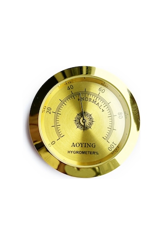 Analog Higrometre Nem Ölçer Humidor Puro Kutusu için Metal Çerçev N11.1835