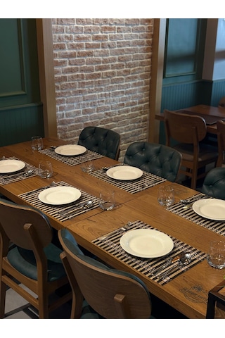 Eveda Bambu 6'lı Amerikan Servis 30x42 Cm Çok Renkli