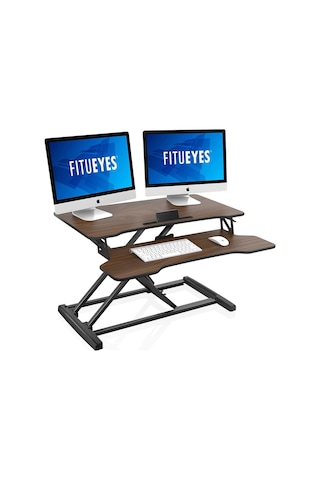 Fitueyes 32 Inç Çalışma Standı, Klavye Tepsisi Ile Masaüstü Çalışma Istasyonu Dönüştürücü Tv Sehpası Çok Renkli