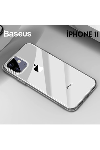 More TR Baseus Simplicity Series iPhone 11 6.1inch（2019） Şeffaf Gel Silikon Kılıf - şeffaf