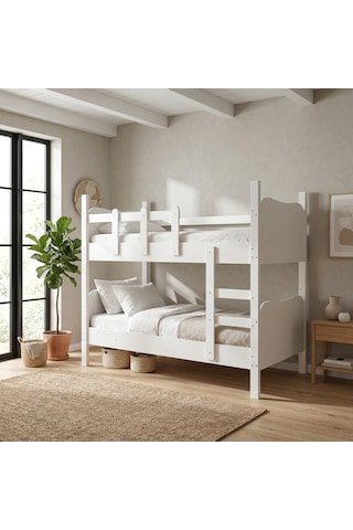 Cozy Merdivenli Ayrılabilen Ranza 90x190cm %100 Mdf 190 x 90